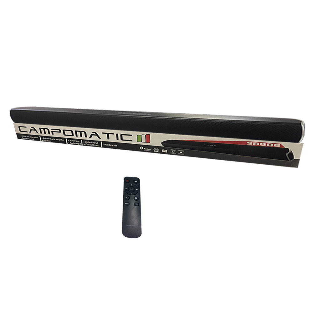 Campomatic Speaker Bar - Bluetooth- AUX