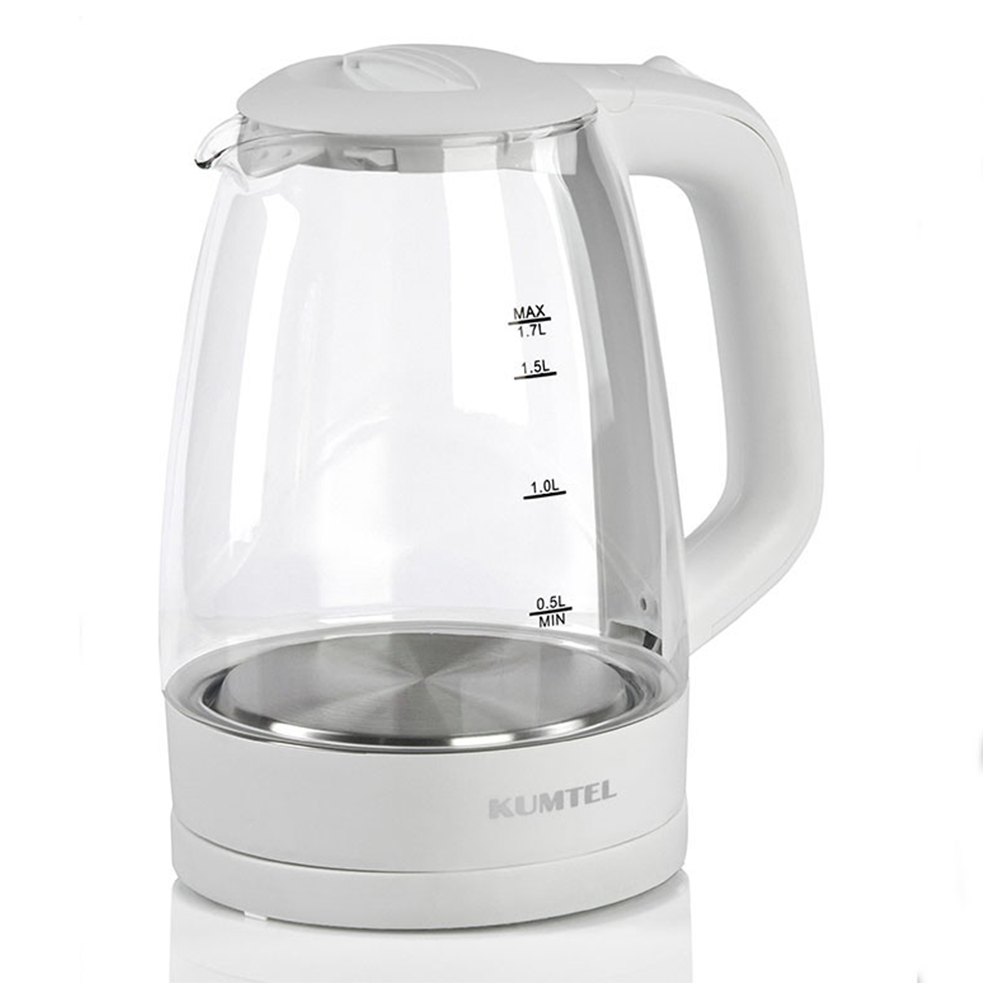 Kumtel Kettle White Glass