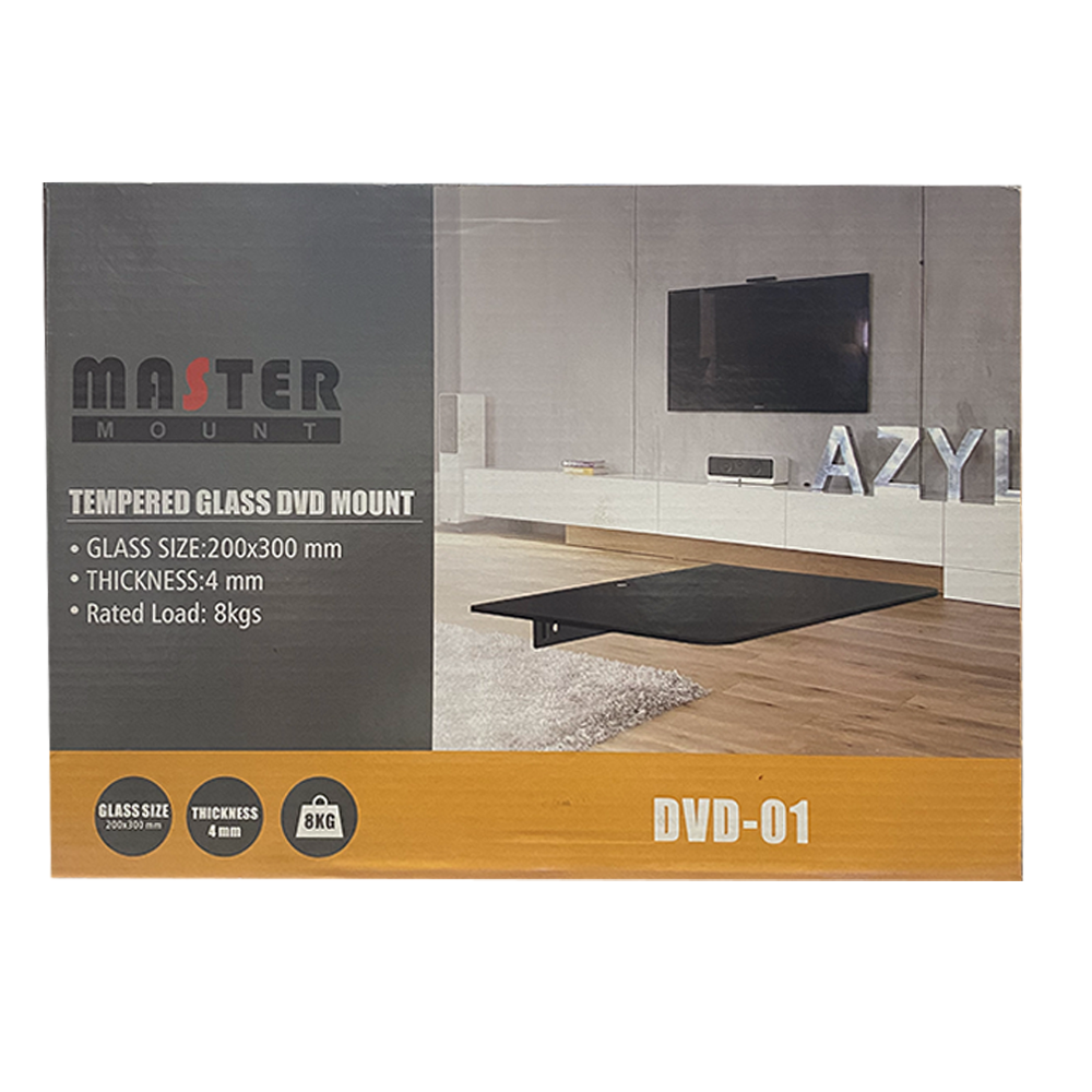 Master Mount Tempered Glass DVD Mount