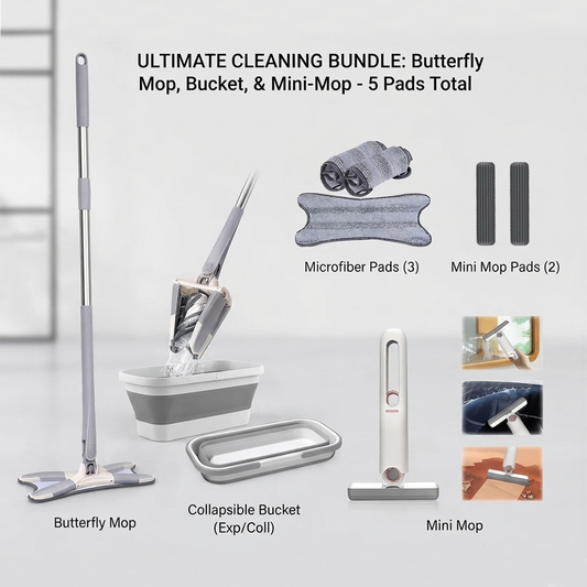 All-in-One Cleaning Kit & Mop Set