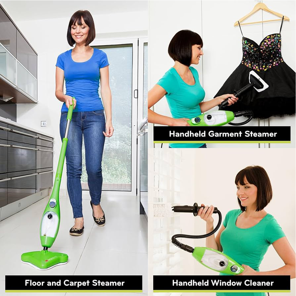 PEHUB Handheld Steam Mop Cleaner Multifunction 10 in 1 Steam for Floor  Cleaning