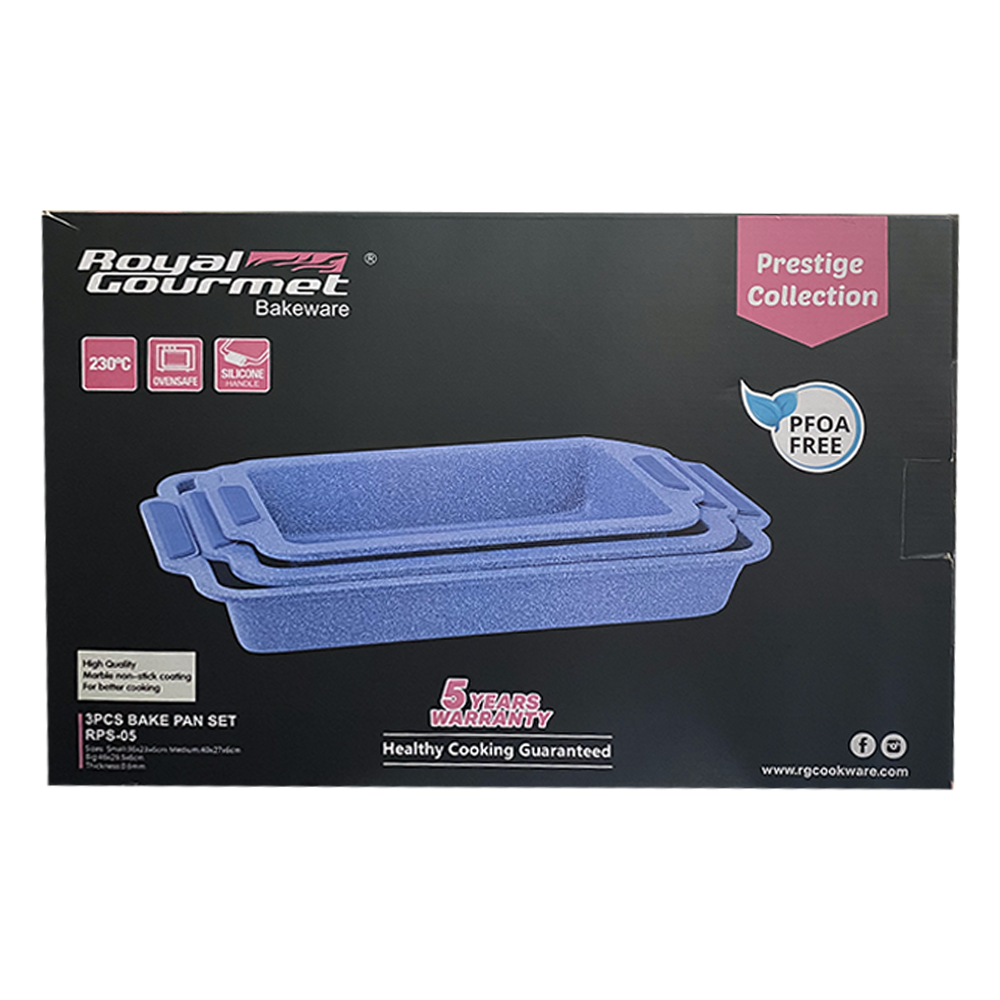 Royal Gourmet 3 Pcs Bake Pan Set