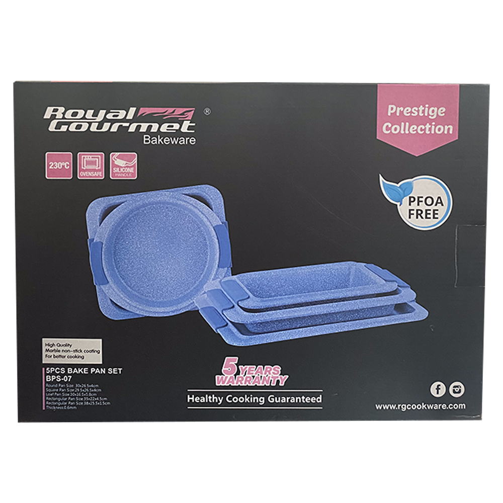 Royal Gourmet 5 Pieces Bake Pan Set