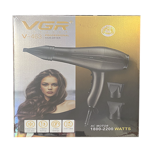 VGR Professional Hair Dryer 1800 - 2200 Watts