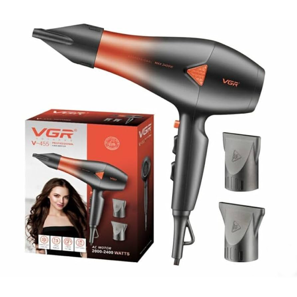 VGR Professional Hair Dryer 2000 - 2400 Watts